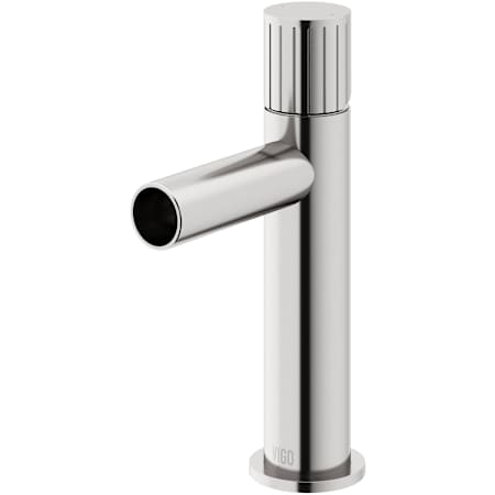 Vigo Ashford 1.2 GPM 8" Single Handle Single Hole Bathroom Faucet Brushed Nickel