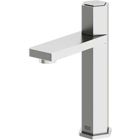 Vigo Nova 1.2 GPM 8" Single Handle Single Hole Bathroom Faucet Brushed Nickel