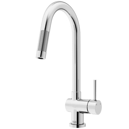 Vigo Gramercy 1.8 GPM 17" H Single Handle Single Hole Pull Down Kitchen Faucet with Touchless Sensor Chrome