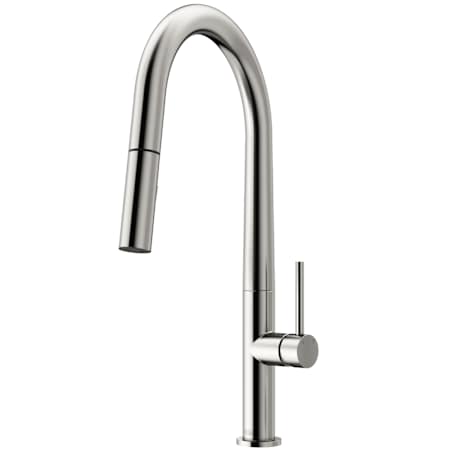 Vigo Greenwich 1.8 GPM 18" Single Hole Pull Down Kitchen Faucet Stainless Steel