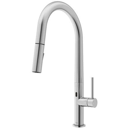Vigo Greenwich 1.8 GPM 18" Single Hole Pull Down Kitchen Faucet with Touchless Sensor Stainless Steel