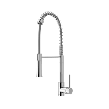Vigo Laurelton 1.8 GPM 22" H Single Handle Single Hole Pre-Rinse Pull Down Kitchen Faucet Chrome