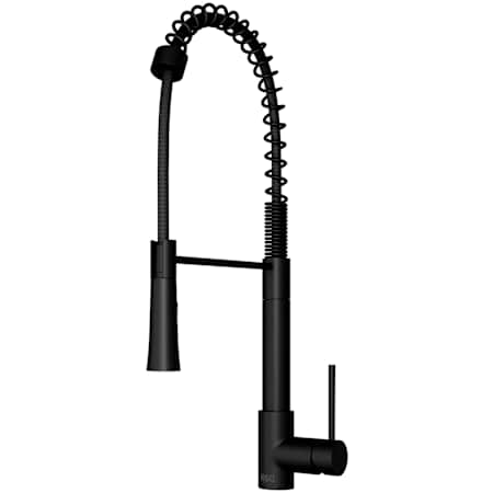 Vigo Laurelton 1.8 GPM 22" H Single Handle Single Hole Pre-Rinse Pull Down Kitchen Faucet Matte Black