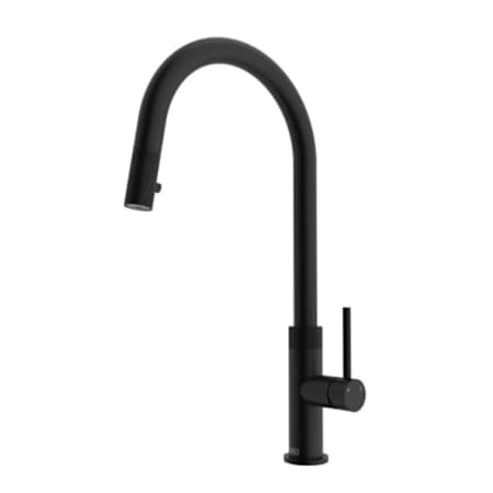 Vigo Bristol 1.8 GPM 19" H Single Handle Single Hole Pre-Rinse Pull Down Kitchen Faucet Matte Black