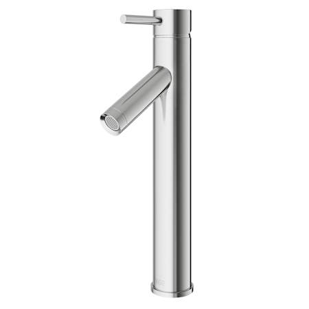 Vigo Grant 1.2 GPM 13" H Single Handle Single Hole Vessel Bathroom Faucet Brushed Nickel