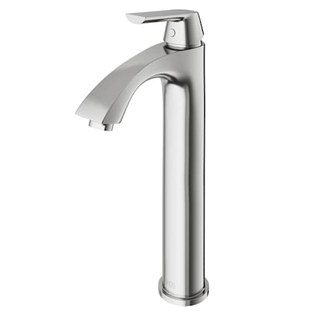 Vigo Linus 1.2 GPM 12" H Single Handle Single Hole Vessel Bathroom Faucet Brushed Nickel