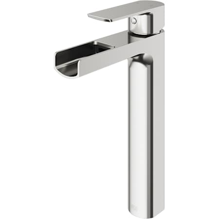 Vigo Amada 1.2 GPM 10" Single Handle Single Hole Vessel Bathroom Faucet Brushed Nickel