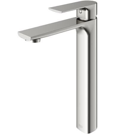 Vigo Norfolk 1.2 GPM 11" H Single Handle Single Hole Vessel Bathroom Faucet Brushed Nickel