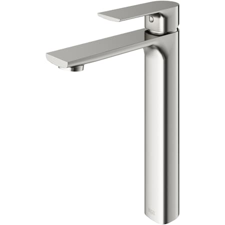 Vigo Norfolk 1.2 GPM 11" Single Handle Single Hole Vessel Bathroom Faucet Brushed Nickel