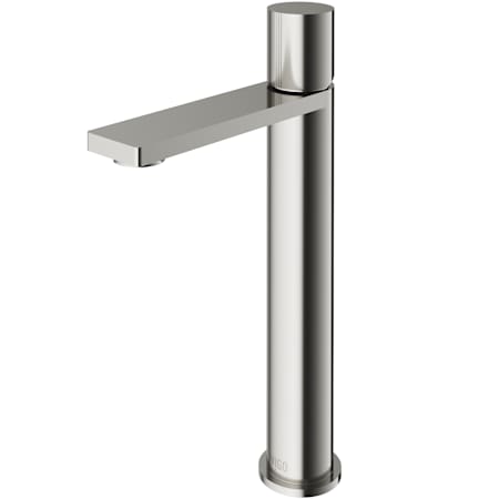 Vigo Gotham 1.2 GPM 11" H Single Handle Single Hole Vessel Bathroom Faucet Brushed Nickel