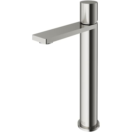 Vigo Gotham 1.2 GPM 12" Single Handle Single Hole Vessel Bathroom Faucet Brushed Nickel