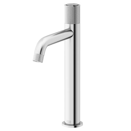 Vigo Apollo 1.2 GPM 12" H Single Handle Single Hole Vessel Bathroom Faucet Brushed Nickel