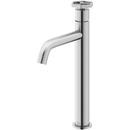 Vigo Ruxton 1.2 GPM 12" Single Handle Single Hole Vessel Bathroom Faucet Brushed Nickel