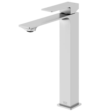 Vigo Dunn 1.2 GPM 11" H Single Handle Single Hole Vessel Bathroom Faucet Brushed Nickel