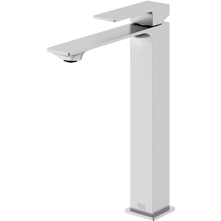 Vigo Dunn 1.2 GPM 11" Single Handle Single Hole Vessel Bathroom Faucet Brushed Nickel