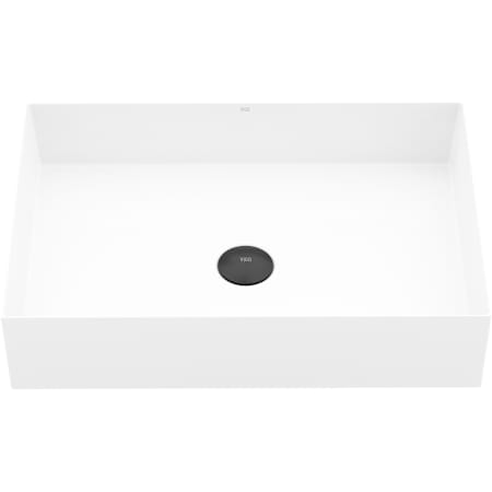Vigo UltraThin 22" Rectangular Stone Composite Vessel Bathroom Sink Matte White
