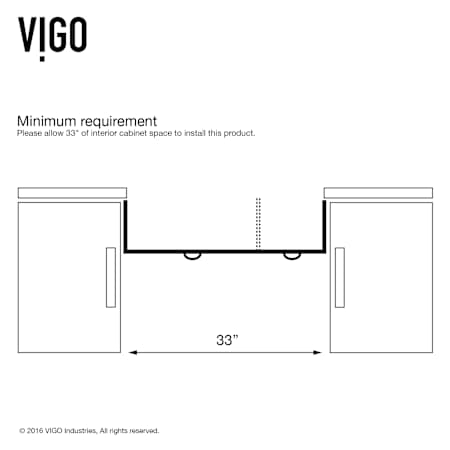 Vigo-VG15100-Minimum Cabinet Size