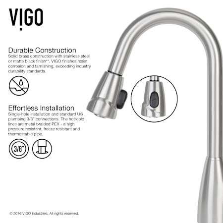 Vigo-VG15215-Durable Construction