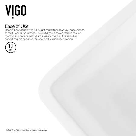 Vigo-VG15476-Double Bowl Infographic