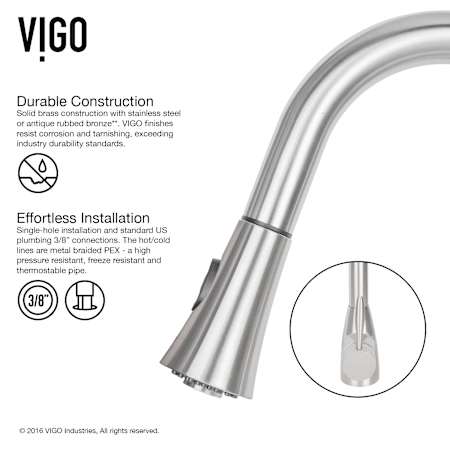 Vigo-VG15476-Durable Construction