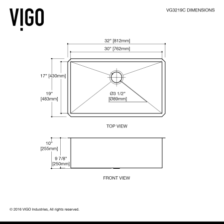 Vigo-VG3219CK1-Line Drawing