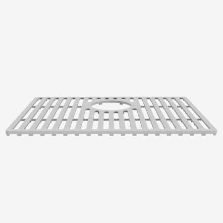Vigo Noma 14" L x 19" W Silicone Basin Rack For Single Basin Sink Gray