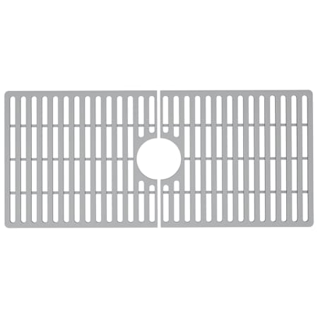 Vigo Noma 32-1/2" L x 14-9/16" W Silicone Basin Rack for 36" Single Bowl Kitchen Sink Gray