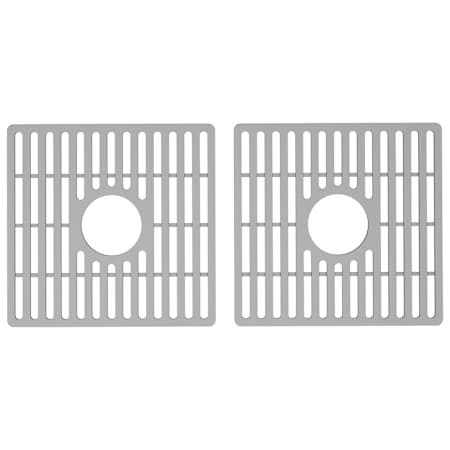 Vigo Silicone Grid 15-1/8" L x 14-3/4" W Silicone Basin Rack for 36" Double Bowl Kitchen Sink Gray