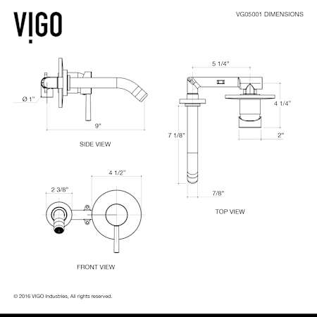 Vigo-VGT1009-Line Drawing