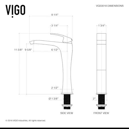 Vigo-VGT1019-Line Drawing