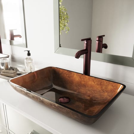 Vigo-VGT300-Single Basin Lifestyle View
