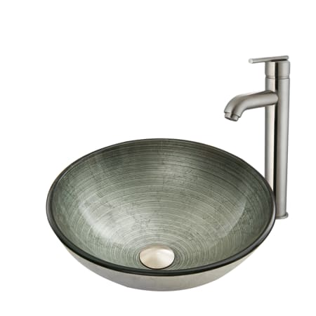 Vigo-VGT838-Sink and Faucet Front Top View