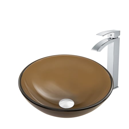 Vigo-VGT864-Sink and Faucet Front Top View