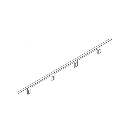 Viking 48" Range/Rangetop Downdraft Trim Stainless Steel