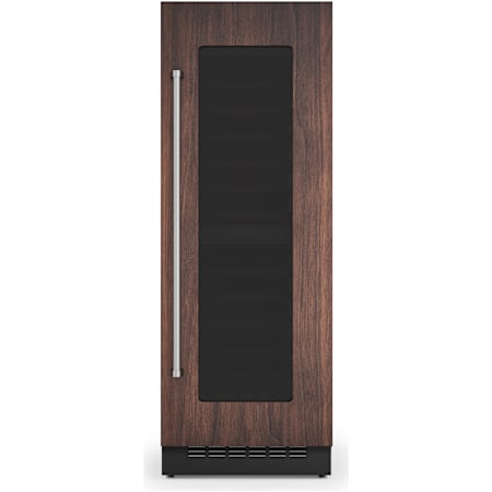 Viking Veil 30 Inch Wide 108 Bottle Capacity Panel Ready Built-In Wine Cooler with Dual Zone Cooling Panel Ready
