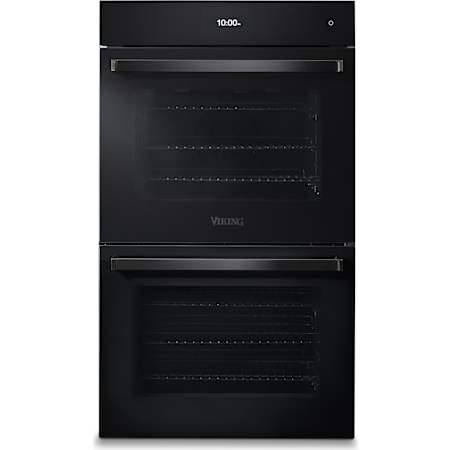 Viking RVL 30 Inch Wide 8.6 Cu. Ft. Electric Double Oven Black Glass