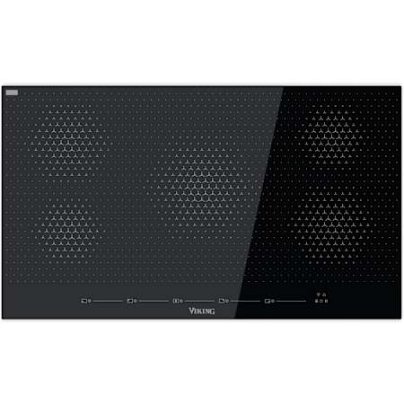 Viking RVL Series 36 Inch Wide 5 Burner Induction Cooktop Black Glass