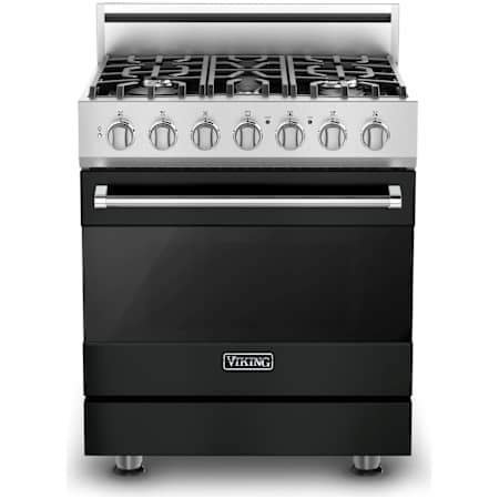 Viking 3 Series 30 Inch Wide 4.7 Cu. Ft. Free Standing Dual Fuel Range Antique Bronze