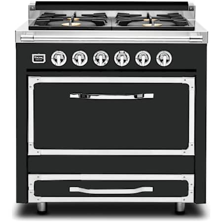 Viking Tuscany 36" Dual Fuel Range Four Burners Antique Bronze