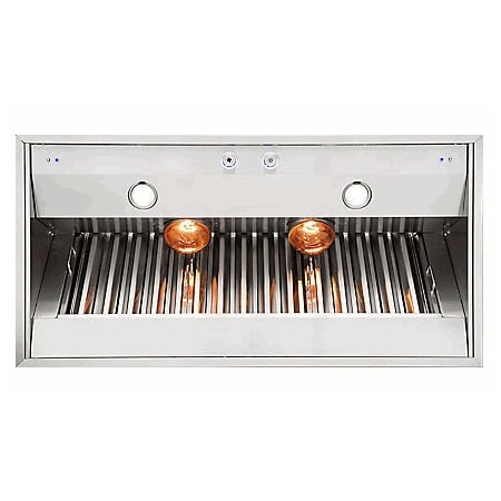 Viking 36 Inch Wide Custom Range Hood Insert Less Ventilator Kits Stainless Steel