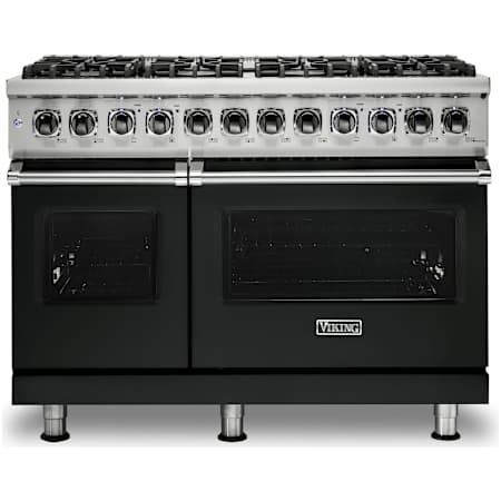 Viking 48 Inch Wide 7.27 Cu. Ft. Free Standing Dual Fuel Range with Vari-Speed Dual Flow Convection and SureSpark Ignition System Antique Bronze