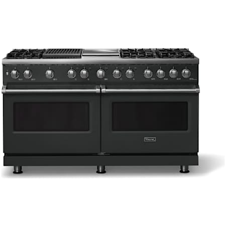 Viking 5 Series 60 Inch Wide 9.4 Cu. Ft. Free Standing Dual Fuel Range with Griddle and Grill - LP Antique Bronze