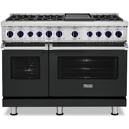 Viking 7 Series 48 Inch Wide 7.3 Cu. Ft. Free Standing Dual Fuel Range with Griddle - LP Antique Bronze
