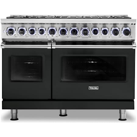Viking 7 Series 48 Inch Wide 7.3 Cu. Ft. Free Standing Dual Fuel Range - LP Antique Bronze