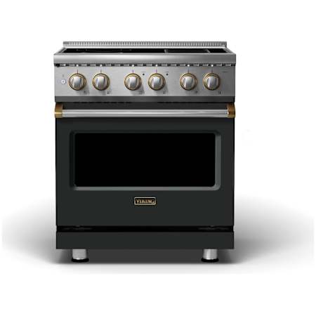 Viking 5 Series 30 Inch Wide 4.7 Cu. Ft. Free Standing Electric Range Antique Bronze