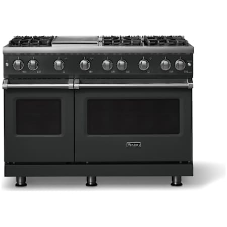 Viking 5 Series 48 Inch Wide 6.1 Cu. Ft. Free Standing Gas Range with Griddle Antique Bronze