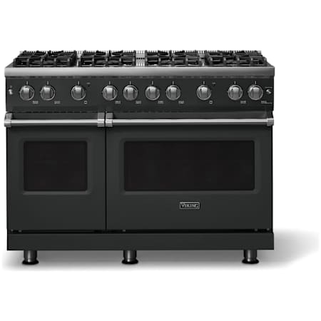 Viking 5 Series 48 Inch Wide 6.1 Cu. Ft. Free Standing Gas Range with 8 Pro Sealed Burner - LP Antique Bronze