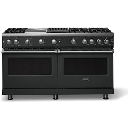 Viking 5 Series 60 Inch Wide 8 Cu. Ft. Free Standing Gas Range with Grill, Griddle and Dual Oven - LP Antique Bronze