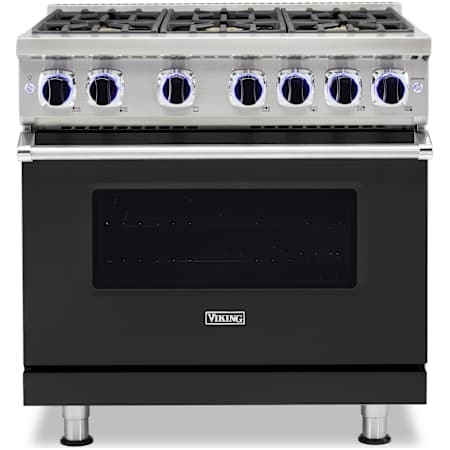 Viking 36 Inch Wide 5.1 Cu. Ft. Free Standing Natural Gas Range Antique Bronze