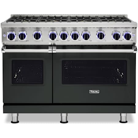 Viking 48 Inch Wide 6.1 Cu. Ft. Free Standing Natural Gas Range Antique Bronze